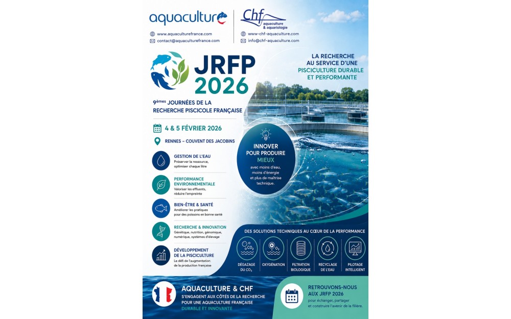 JRFP 2026 : l'avenir de l'aquaculture en France